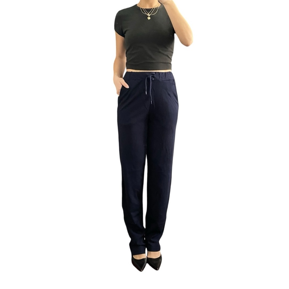 Zara Navy Blue Jogging Pants Size S